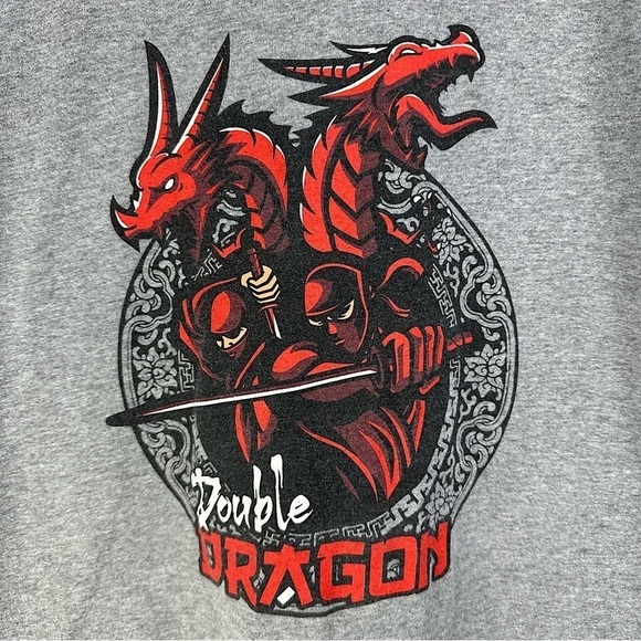 Dd Video Game Promo SS Tee Lg Grey Men's - Picture 3 of 5